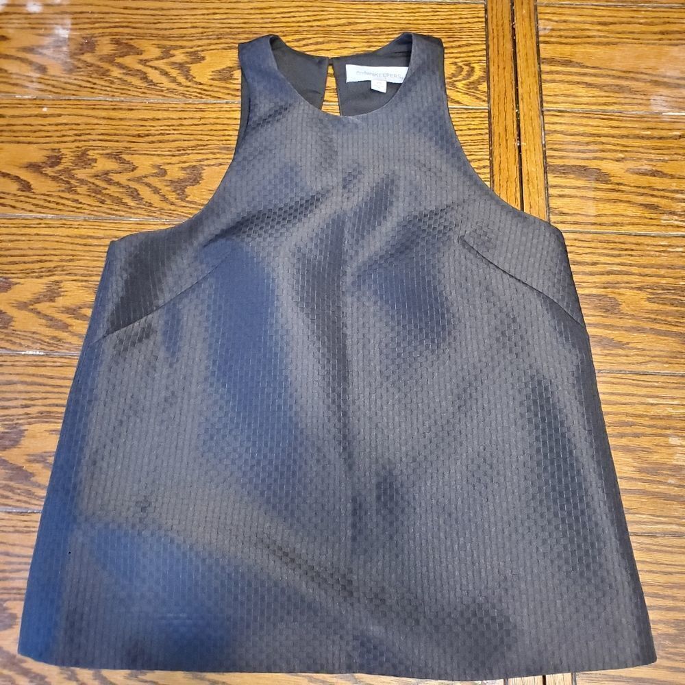 Finders Keepers black sleeveless blouse sz XS